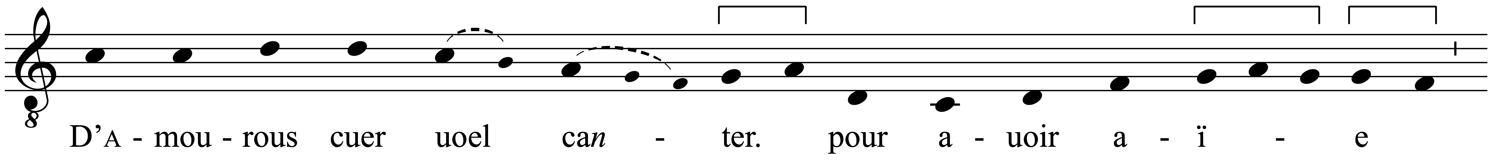 Work musical notation